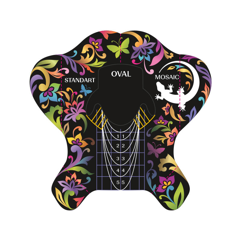Nail forms oval